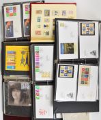 Large collection of stamp albums including GB first day covers 1960s to 2000s, GB PNCs including