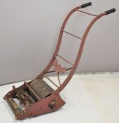 1932 Ransomes of Ipswich De Luxe De Luxe Centenary Model (1832-1932) cylinder lawn mower, the handle