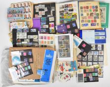 GB and world stamp collection in various albums. stockbooks and loose along with a quantity of