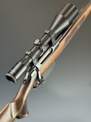 Sauer 202 .308 bolt-action rifle with chequered semi-pistol grip and forend, sling mounts, multi-