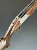 Browning B525 Sporter One 12 bore over and under ejector shotgun with engraved action, underside,