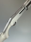 Stoeger P350 12 bore 3-shot pump-action shotgun with composite stock, semi-pistol grip, vented rib