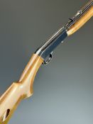 Browning .22 semi-automatic take-down rifle with semi-pistol grip, sling mounts, adjustable