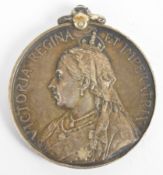 Queen's South Africa Medal named to 9889 Pte S Meaker, 4th Company Glamorganshire Imperial Yeomanry