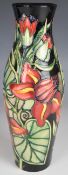 Moorcroft vase decorated in the Palmata pattern, dated 99 to base, H25.5cm