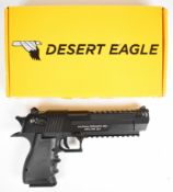 Cybergun Magnum Research Desert Eagle 6mm CO2 airsoft pistol with textured grips, multi-shot