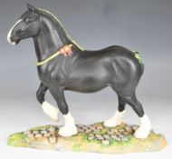 Royal Doulton 'Champion Shire Horse 'Peakstone Lady Margaret', H30cm