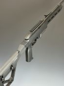 Crosman 1077 TAC repeater .177 CO2 air rifle with textured pistol grip, composite skeleton stock,