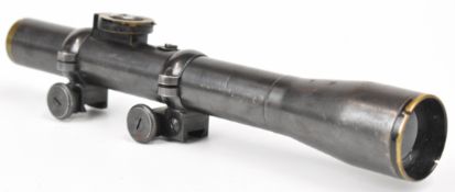 Walter Gerard German sniper rifle scope stamped ‘B3X Walter Gerard Charlottenburg GeW 4140q’ and '