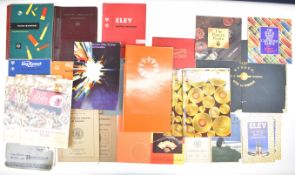 Over 30 catalogues and promotional booklets mainly relating to Eley, Kynoch, ICI and similar, many