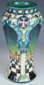 Moorcroft vase decorated in the Jumeirah pattern, dated 99 to base, H27cm