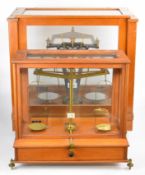 Two County of Southampton beam scales comprising De Grave & Co. Ltd. 4 oz example with