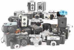Collectable cameras to include Agfa Flexilette, Kodak Retina, Zeiss Ikon Nettar 515 and 517/16 and