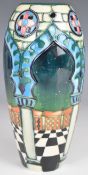 Moorcroft vase decorated in the Jumeirah pattern, dated 99 to base, H19cm