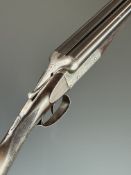 Holland & Holland 16 bore side by side shotgun with named and engraved locks, engraved underside,