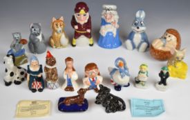 Collection of Wade figures including a set of four made for C & S Collectables, set of four Wade