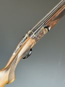Webley & Scott Model 900 12 bore over and under ejector shotgun with named and engraved lock,