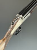 Holland & Holland Dominion 12 bore side by side ejector shotgun with named and border engraved