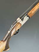 ATA SP Sporter 12 bore over and under ejector shotgun with chequered semi-pistol grip and forend,