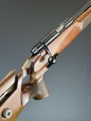 Anschutz 1408 ED Super .22 bolt-action target rifle with thumb-hole grip, adjustable comb, butt