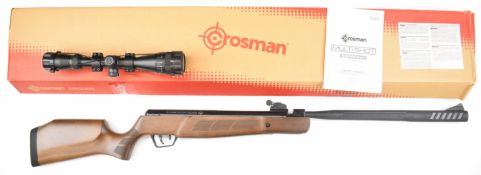 Crosman Multi-Shot TrailHawk Model 6-CMT2SXW .177 air rifle with textured semi-pistol grip and