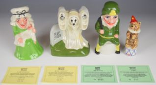 AUCTIONEER'S ANNOUNCEMENT - Includes 'green' Toby figure  Wade limited edition of 200 green based