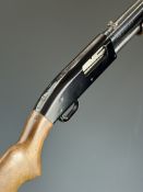Mossberg Model 500 12 bore 3-shot pump-action shotgun with semi-pistol grip, sling mounts,