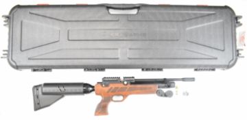 Kral Puncher NP-02 .177 PCP carbine air rifle with textured pistol grip, single and two multi-