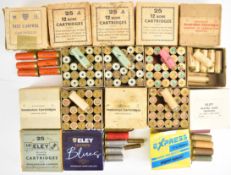 Over 200 collector's cartridges including Eley 10 gauge black powder for Winchester Cannon, Eley