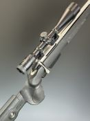 Tikka T3 .223 Remington bolt-action rifle with GRS composite stock, textured semi-pistol grip and