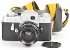 Leitz Leicaflex 35mm SLR camera, serial number 1170588, with Vivitar 1:2.8 f=35mm lens, in part