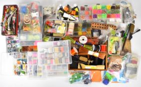 Very large collection of fly fishing / fly tying equipment and accessories including vices, tools,