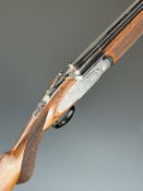 Rizzini Artemis 12 bore over and under shotgun with engraved scenes of ducks and pheasants to the