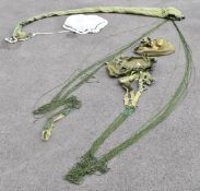 East German RS4/5 parachute, in carry bag with logbook stating date of manufacture as 1988