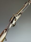 Hollis & Sheath .577 percussion hammer action private purchase or officers rifle with chequered grip