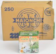 One hundred and seventy five 12 bore Maionchi Lead-Free 28g 5 shot steel shotgun cartridges, all