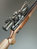 Air Arms S510 Carbine .177 PCP air rifle with textured semi-pistol grip and forend, raised cheek