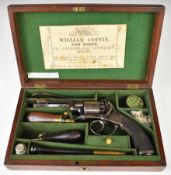 William Coffin of Bristol Webley-Bentley type 80 bore open wedge frame five-shot self-cocking
