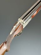 Winchester Model 23 Pigeon Grade 12 bore side by side ejector shotgun with named and engraved