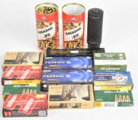 Approximately 900 .223 Remington and .22 rifle cartridges comprising approximately 700 .22 and