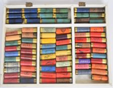 Seventy-six pre-war paper cased collector's shotgun cartridges including pinfire, Eley Gastight,
