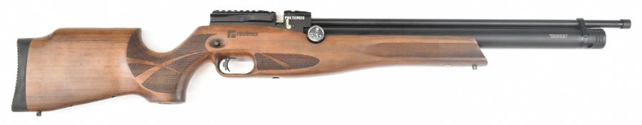Reximex Pretensis .22 PCP air rifle with textured semi-pistol grip, adjustable comb and trigger
