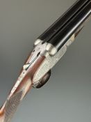 Cogswell & Harrison Ltd 12 bore side by side ejector shotgun with engraved sidelock plates,