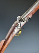Brown Bess pattern blank firing muzzle loading flintlock musket with lock stamped 'Tower' and with