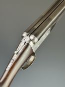 Cogswell & Harrison 12 bore side by side ejector shotgun with named and engraved locks, engraved