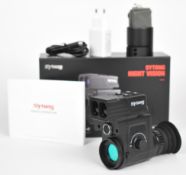 Sytong HT-77 digital night vision rifle scope, in original box with accessories and instructions.