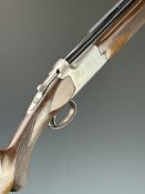 Browning 425 Elite 28 bore over and under ejector shotgun with engraved locks, underside and thumb