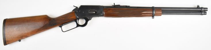 Marlin Model 1894CS .38/.357 Winchester style underlever-action rifle with chequered grip and