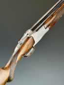 Browning B25 B1 12 bore over and under ejector shotgun with engraved action, underside, trigger