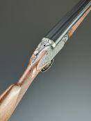 Edison Toy Co side by side cap shotgun with ornate decoration to the metal action and faux wood